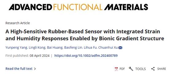 tyc1286官网徐传辉教授团队在《Advanced Functional Materials》发表高水平研究成果